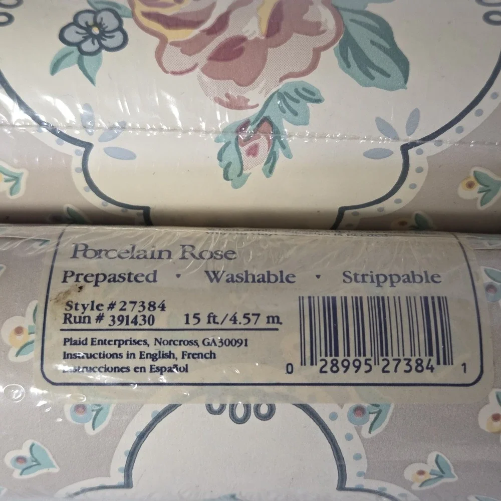 Vintage Floral Wallpaper Border Rolls x4 Style 27384 New